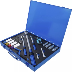 Set chei dinamometrice 5 - 25 Nm -1/4", 10 - 60 Nm - 3/8", 40 - 220 Nm - 1/2", 31 piese, BGS 74305 - Img 4