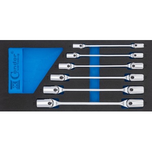 Set chei flexibile profil hexagon 8-19 mm, 6 piese, Condor 7130