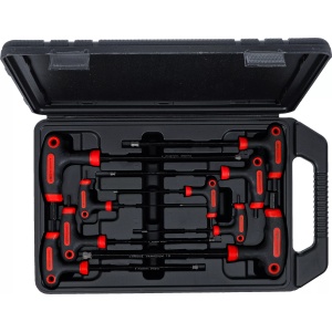 Set chei Imbus cu mâner T, profil hexagon 2 - 10 mm, 9 piese, BGS DIY 7882 - Img 5