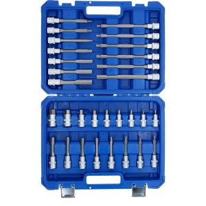 Set chei imbus cu tubulara 1/2", profil hexagon, 30 piese, Brilliant Tools BT022030 - Img 3