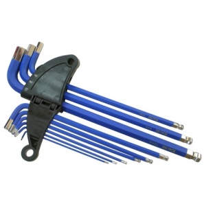 Set chei Imbus tip L, 1.5-2-2.5-3-4-5-6-8-10mm, 9 piese, Garage Meister GM3629N