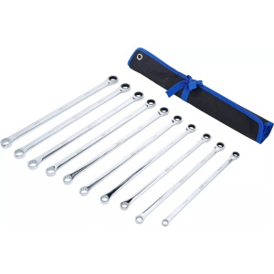 Set chei inelare cu clicket extra lungi 10 - 19 mm, 10 piese, BGS 7239 - Img 4