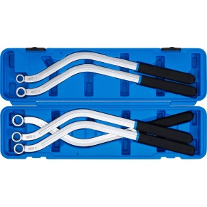 Set chei inelare in 12 puncte cu unghi dublu pentru tensionare curele, dimensiuni 13 - 15 - 16 - 17 - 19 mm, lungime 460mm, 5 piese piese, BGS 1314 - Img 6