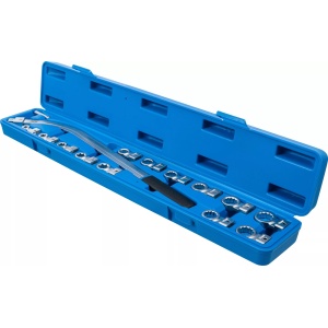 Set chei inelare tip rozeta, 45279 mm, E-uri E10-E18, 15 piese, BGS 1312 - Img 2
