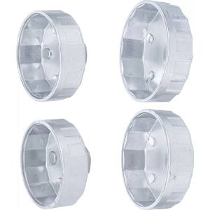 Set chei pentru fitre de ulei, 65 mm x 14 laturi, 67 mm x 14 laturi, 74 mm x 14 laturi, 75 mm x 15 laturi, BGS 8384