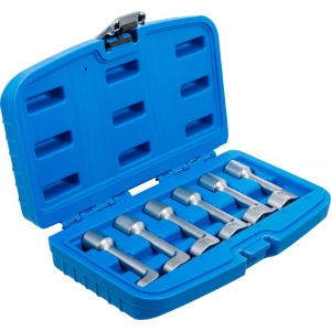 Set chei speciale in 12 puncte pentru conducte, dimensiuni 12, 14, 16, 17, 18, 18 si 19mm, lungime 98mm, antrenare 1/2" , BGS 1300 - Img 5