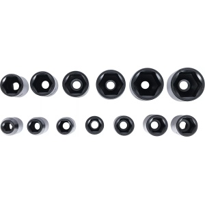 Set chei tubulare de impact, Antrenare 12,5 mm (1/2"), 10 - 32 mm, 13 piese, BGS DIY 95207 - Img 4