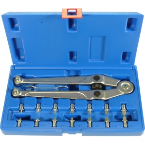 Set cheie cu doi pini ajustabila cu 8 perechi de pini, 2.5-3-4-5-6-7-8-9mm, Condor 4495 - Img 1