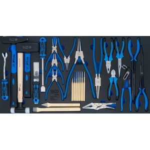 Set ciocane, clești și dalti si dornuri, 28 piese, BGS 4793