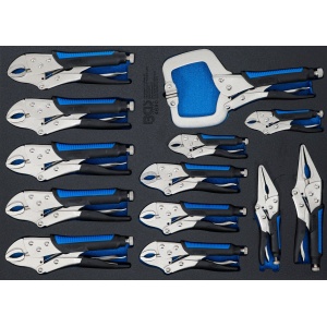 Set cleşti autoblocanţi caroserie, 13 piese, BGS 4690