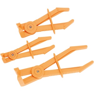 Set cleşti blocare furtun in unghi 90°, lungime 155-220 mm, 3 piese, Condor 4756 - Img 1