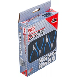 Set clesti de sigurante Seeger 150 mm, 4 piese, BGS 450 - Img 6