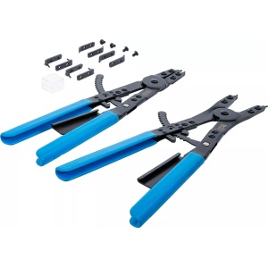 Set cleşti inele de siguranţa pentru vehicule utilitare, vârfuri interschimbabile, 400 mm, BGS 478 - Img 6