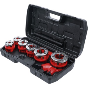 Set clupe de taiere filete pentru teava 1/4" - 1.1/4", 8 piese, BGS DIY 1891 - Img 3