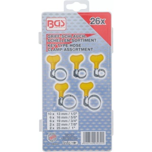 Set coliere cu fluture, 26 piese, BGS 80859 - Img 3