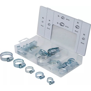 Set coliere de furtun Ø 16 - 40 mm, 26 piese, BGS 8055 - Img 1