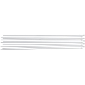 Set coliere pentru cablu | alb | 8,0 x 800 mm | 10 piese, BGS DIY 80775 - Img 2