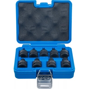 Set cu biti Spline (XZN) de impact M4 - M16, lungime 42mm, cu antrenare 1/2”, 9 piese, BGS 5487 - Img 1