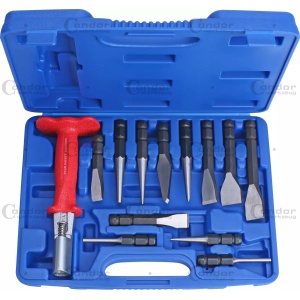 Set dalti cu forme diferite si maner interschimbabil, 15 piese, Condor CR-4930