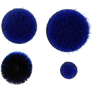 Set de atasamente tip perie pentru bormasini, 4 piese, Brilliant Tools BT103110 - Img 3