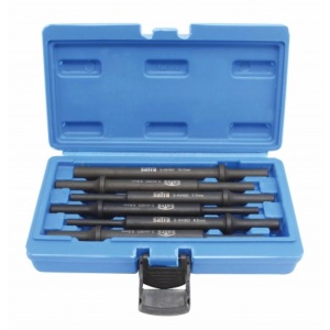 Set de dalti pentru ciocan pneumatic, extra lungi, 6 piese, Satra S-AH6D