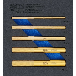 Set dornuri din alamă 6 - 19 mm, 5 piese, BGS 74681