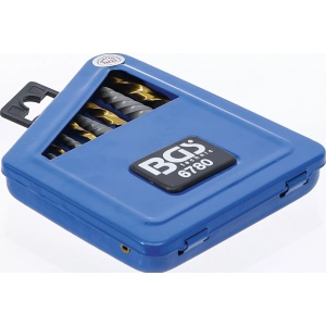 Set extractoare de suruburi şi burghie pe stânga HSS acoperite cu Titan-nitrurat, dimensiuni 2 - 7,5 mm, 10 piese, BGS 6780 - Img 5