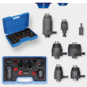 Set extractoare pentru simering vibrochen / axe cu came pentru VW Lupo si Polo 1.4l, VR6, Audi V6, Brilliant Tools BT542070 - Img 4