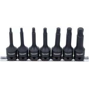 Set extractoare suruburi deteriorate 4 - 12 mm, 7 piese, BGS 7004 - Img 1