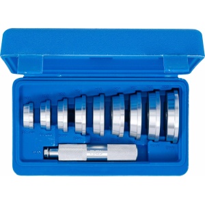 Set flanse pentru montat / demontat simeringuri, inele de etansare, 10 piese, BGS 1522 - Img 4