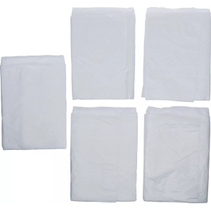 Set folii de acoperire, HDPE, transparent, 4 x 5 m, 20 m², 5 piese, BGS DIY 71031 - Img 3