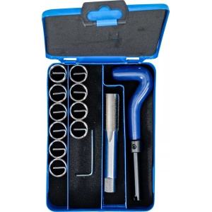 Set Helicoil pentru reparatii filete M16x1.5, 12 piese, BGS 9432 - Img 1