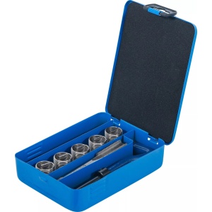 Set Helicoil pentru reparatii filete M20x1.5, 7 piese, BGS 9434 - Img 2