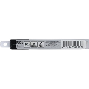 Set lame pentru cutter de 9mm, 10-piese, BGS 7973 - Img 3