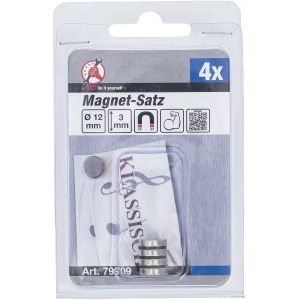 Set magneţi | extra puternici | Ø 12 mm | 4 piese, BGS DIY 79909 - Img 2