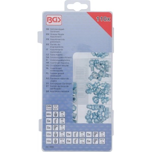 Set nipluri gresoare110 bucati, BGS 8065 - Img 3