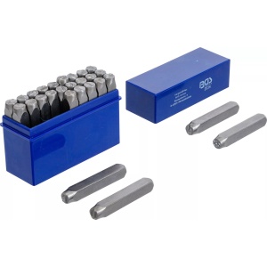 Set pansoane litera, 8 mm, BGS 2034