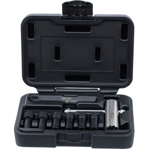 Set pentru corectat si refacut suprafetele de etansare a busoanelor de la baia de ulei M12-M17x1.5, 8 piese, BGS 6674 - Img 1