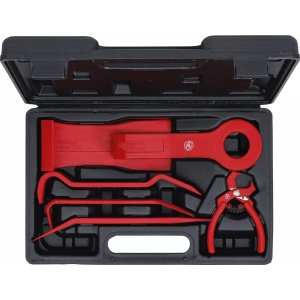 Set pentru demontat interioare, cheder, garnituri, clipsuri, fete de usi| lungime 160-200 mm , 6 piese, BGS DIY 1325 - Img 4