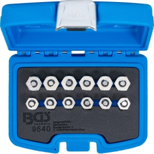 Set pentru etansarea injectoarelor inainte de testul de pierdere a presiunii | Siemens, Bosch, Denso, Delphi | 12 piese, BGS 9540 - Img 4