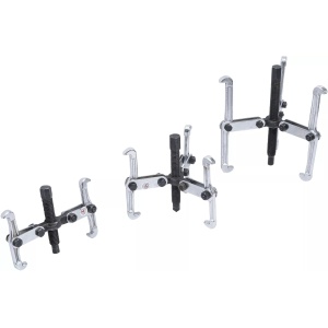 Set prese pentru rulmenti cu 2 si 3 brate reversibile, 150/100/75 mm, 3 piese, BGS DIY 7730 - Img 1