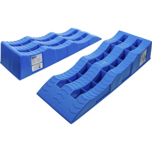 Set rampe de apropiere material plastic cu 3 inalţimi de apropiere, 2 piese, BGS 74402 - Img 1