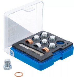 Set reparaţie pentru filet baie scurgere ulei, M13 x 1,25 mm, BGS 168 - Img 2