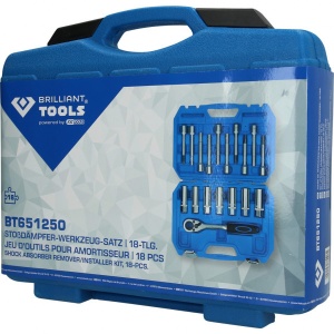 Set scule amortizor, 18 buc, Brilliant Tools BT651250 - Img 3