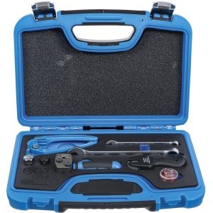 Set scule pentru bercuit, indoit şi taiat, pentru conducte de frâna 4,75 mm (3/16”), BGS 1270 - Img 1