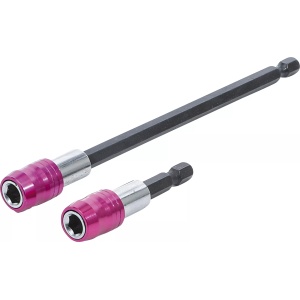 Set suport automat biţi, Antrenat prin hexagon interior 6,3 mm (1/4"), 60 / 150 mm, 2 piese, BGS DIY 20815 - Img 1