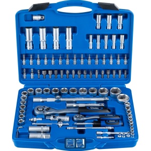 Set tubulare hex 4-32 mm, act. 1/4+1/2", 94 buc., Condor 1094 - Img 1