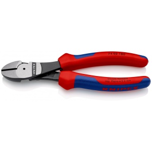 Sfic de forta, manşoane multicomponent, lungime 180 mm, Knipex 7402180 - Img 1