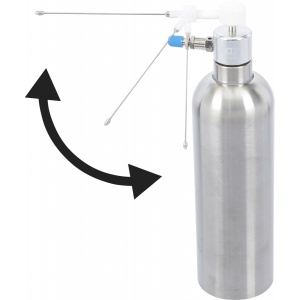 Spray pentru solutie de curatat discuri de frana / degripant, reincarcabil, constructie din oţel inox, capacitate 650 ml, BGS 72050 - Img 3