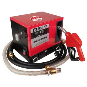 Statie de alimentare motorina cu pompa electrica, debit 80litri/min,diametru intrare/iesire 1'', contor si furtun cu pistol Automatic, alimentare 230V, Apac 1770.D591N
